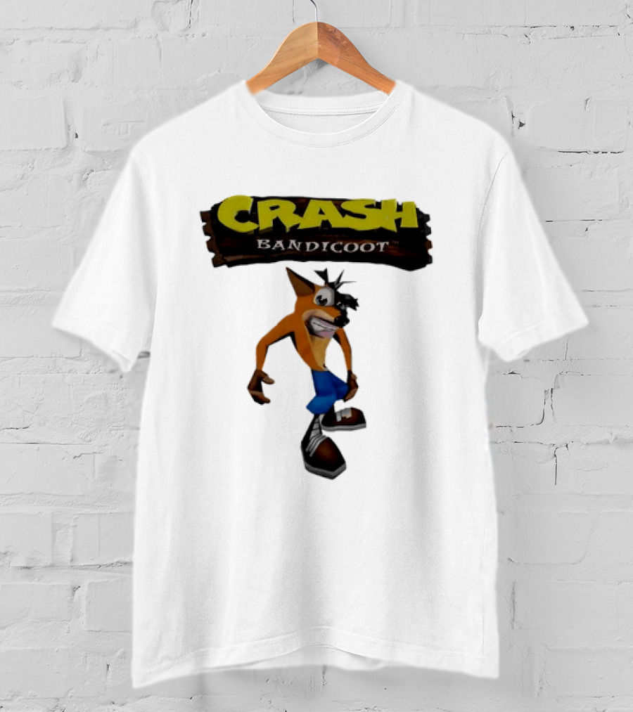 Crash Bandicoot Video Game Classic Gaming T-Shirt