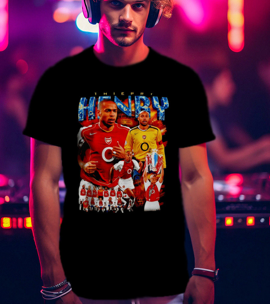 Thierry Henry Arsenal Highbury Legends Collection 1999 2006 T-Shirt