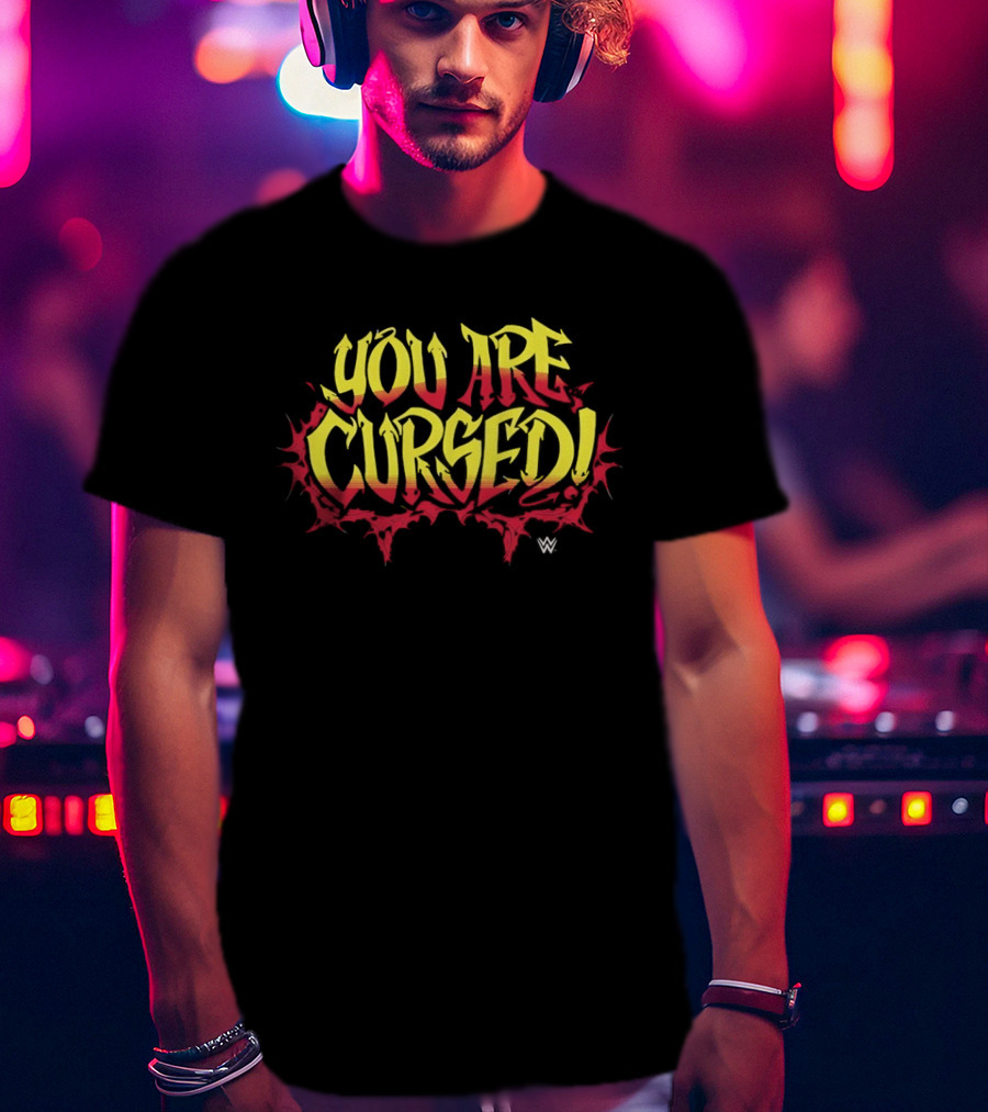 Danhausen WWE You Are Cursed Vector T-Shirt