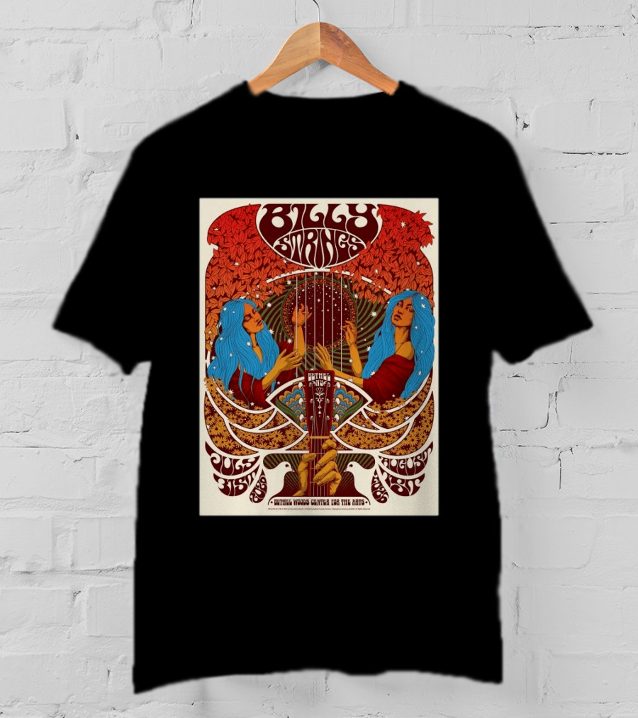 Billy Strings Bethel Woods Center July 31 August 1 2026 Simon Berndt T-Shirt