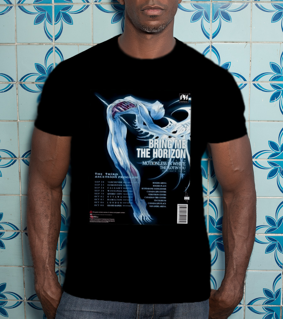 Bring Me The Horizon Motionless In White The Plot In You 2026 North America Tour T-Shirt