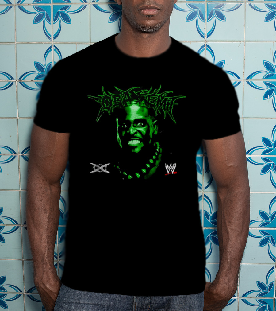 Ken Carson Oba Femi WWE DX Logo Green Face T-Shirt