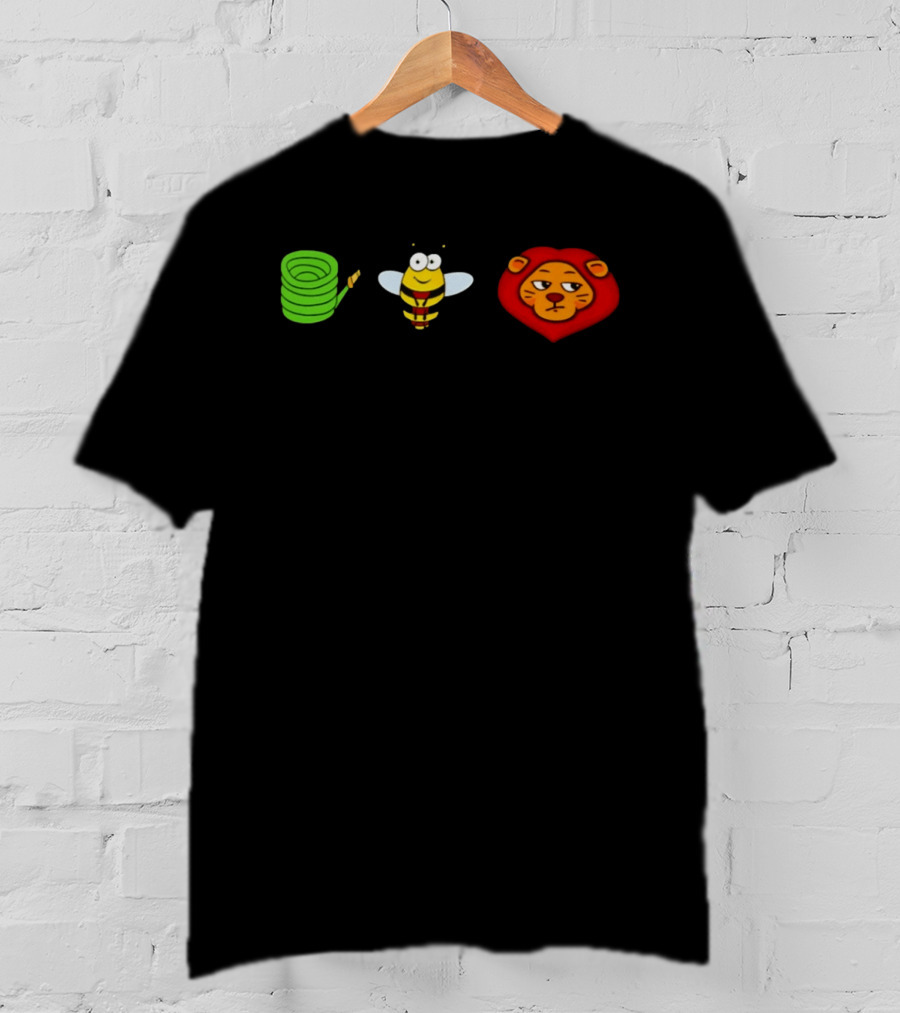 Hose Bee Lion Meme Visual Wordplay Fun T-Shirt