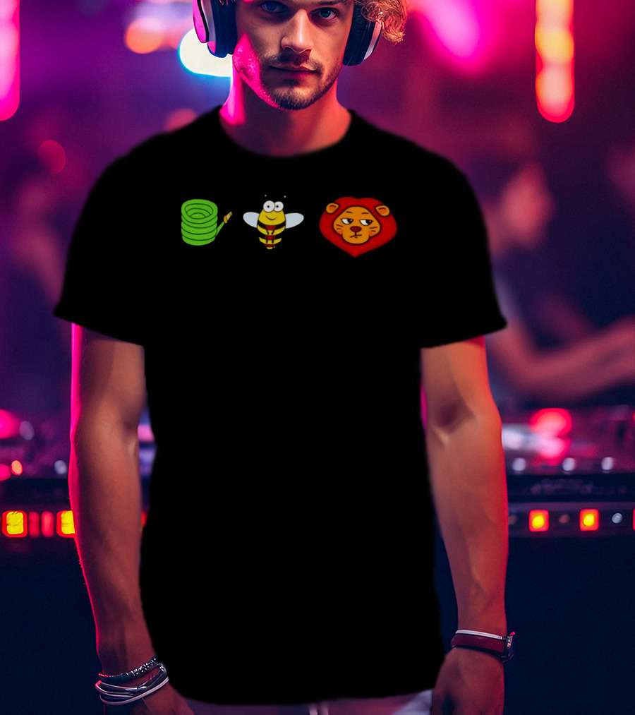 Hose Bee Lion Meme Visual Wordplay Fun T-Shirt