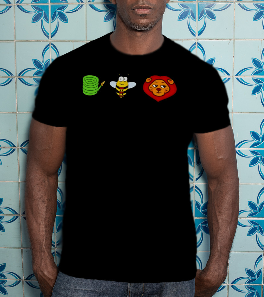 Hose Bee Lion Meme Visual Wordplay Fun T-Shirt