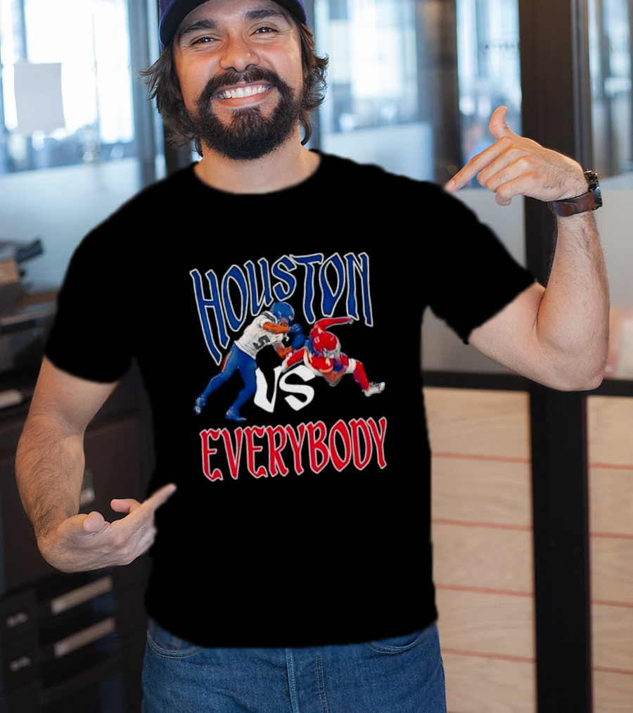 Houston Vs Everybody Football Player Duel T-Shirt