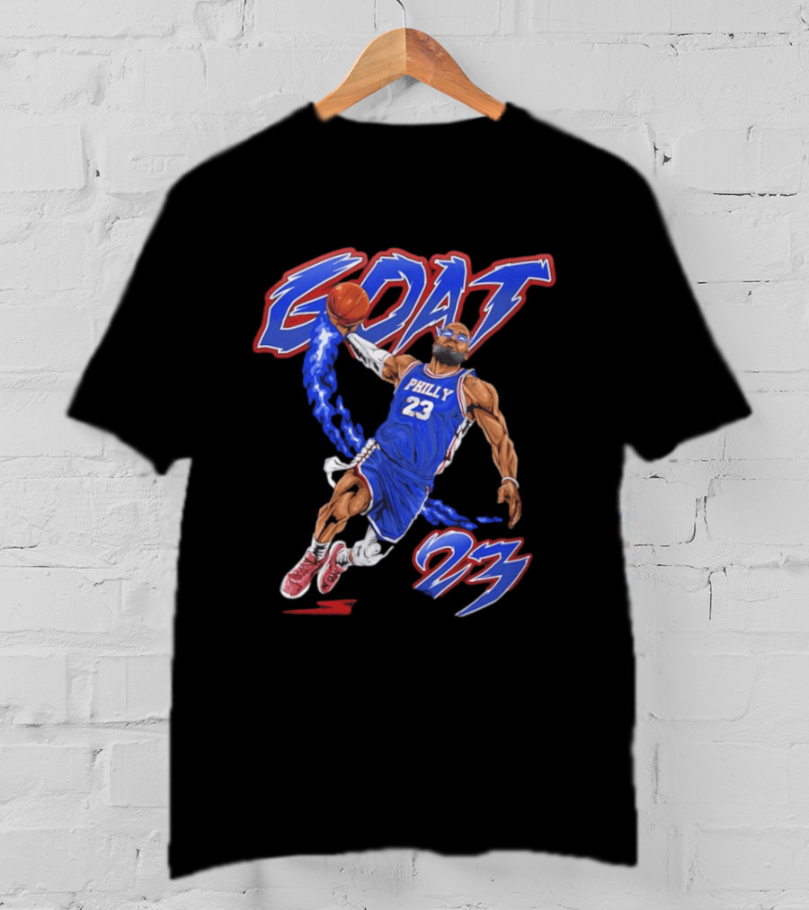 LeBron James Philly 23 GOAT Planet Euphoria Limited Edition T-Shirt