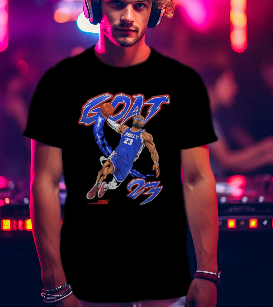 LeBron James Philly 23 GOAT Planet Euphoria Limited Edition T-Shirt