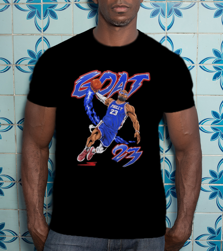 LeBron James Philly 23 GOAT Planet Euphoria Limited Edition T-Shirt