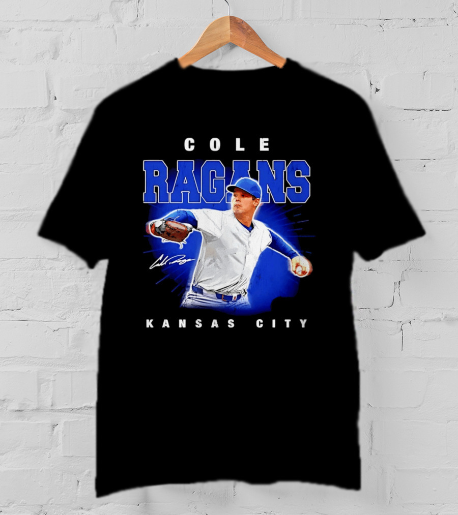 Cole Ragans Iconic Kansas City Pitcher Baseball Performance T-Shirt