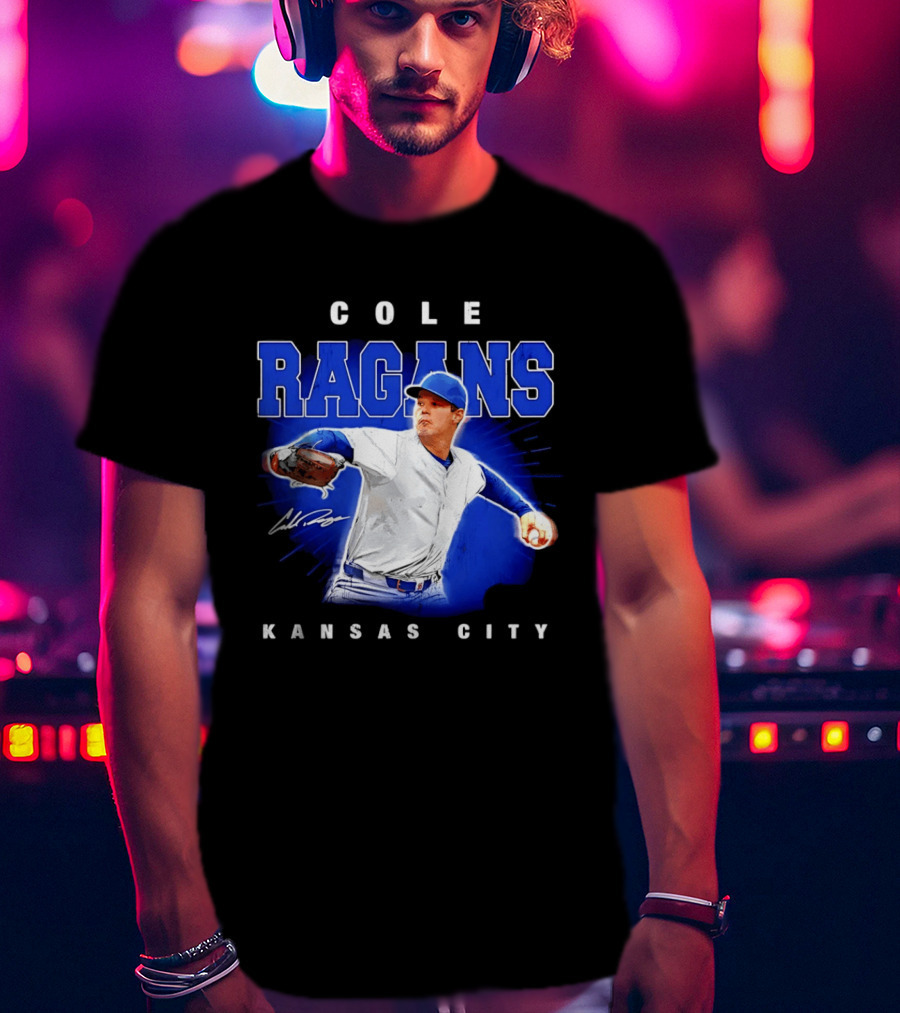 Cole Ragans Iconic Kansas City Pitcher Baseball Performance T-Shirt