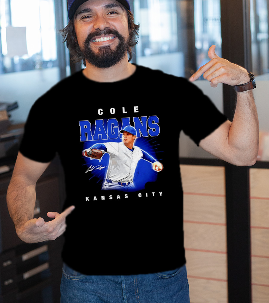 Cole Ragans Iconic Kansas City Pitcher Baseball Performance T-Shirt