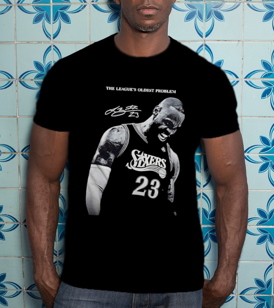 The League's Oldest Problem LeBron James Sixers 23 T-Shirt