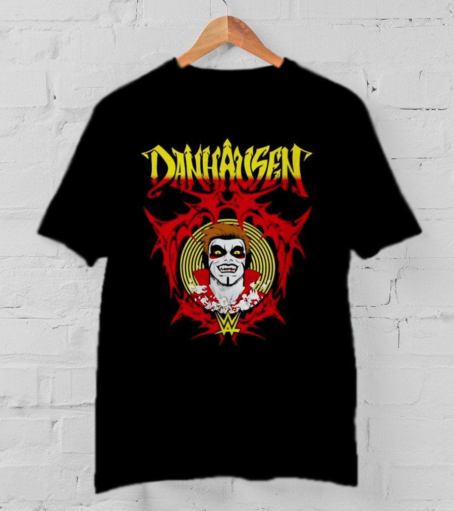 Danhausen WWE Vector Face Paint And Red T-Shirt