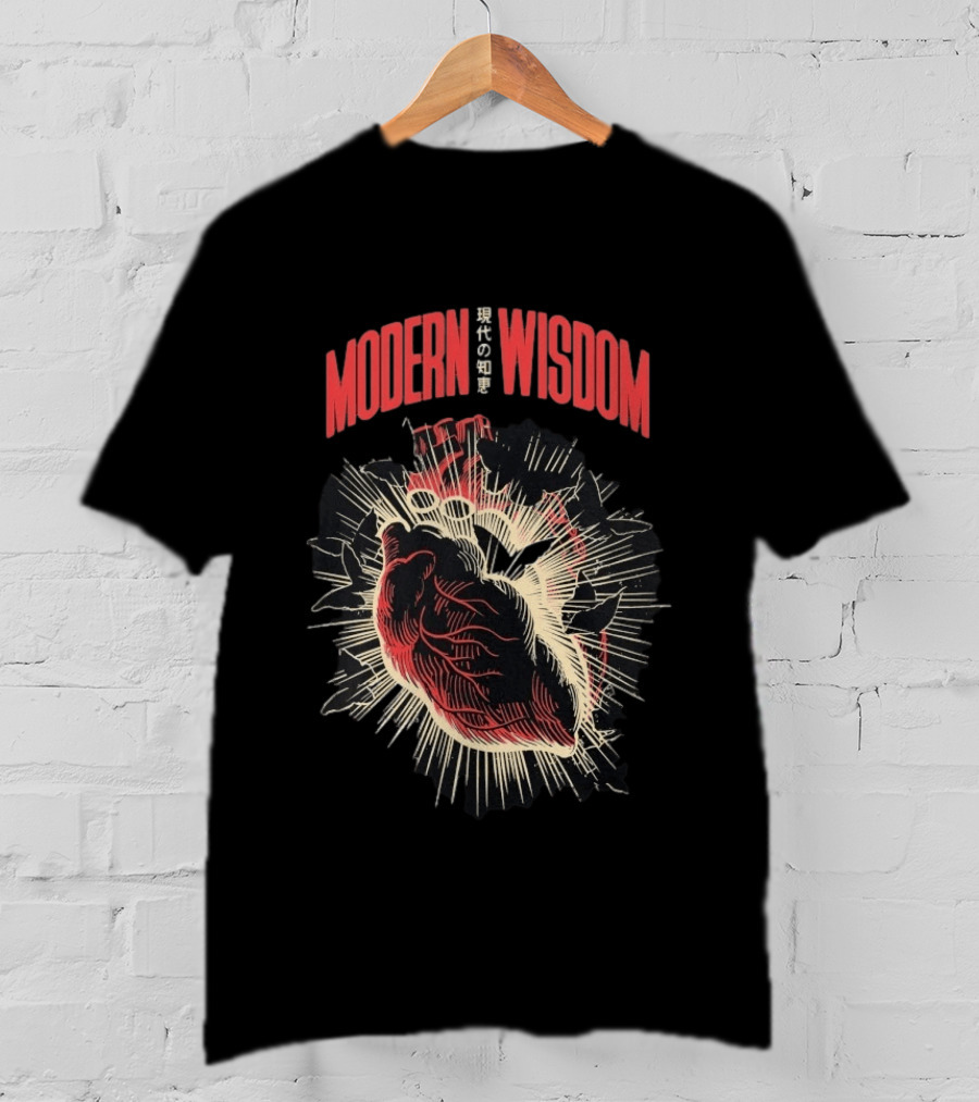 Modern Wisdom Bursting Heart T-Shirt