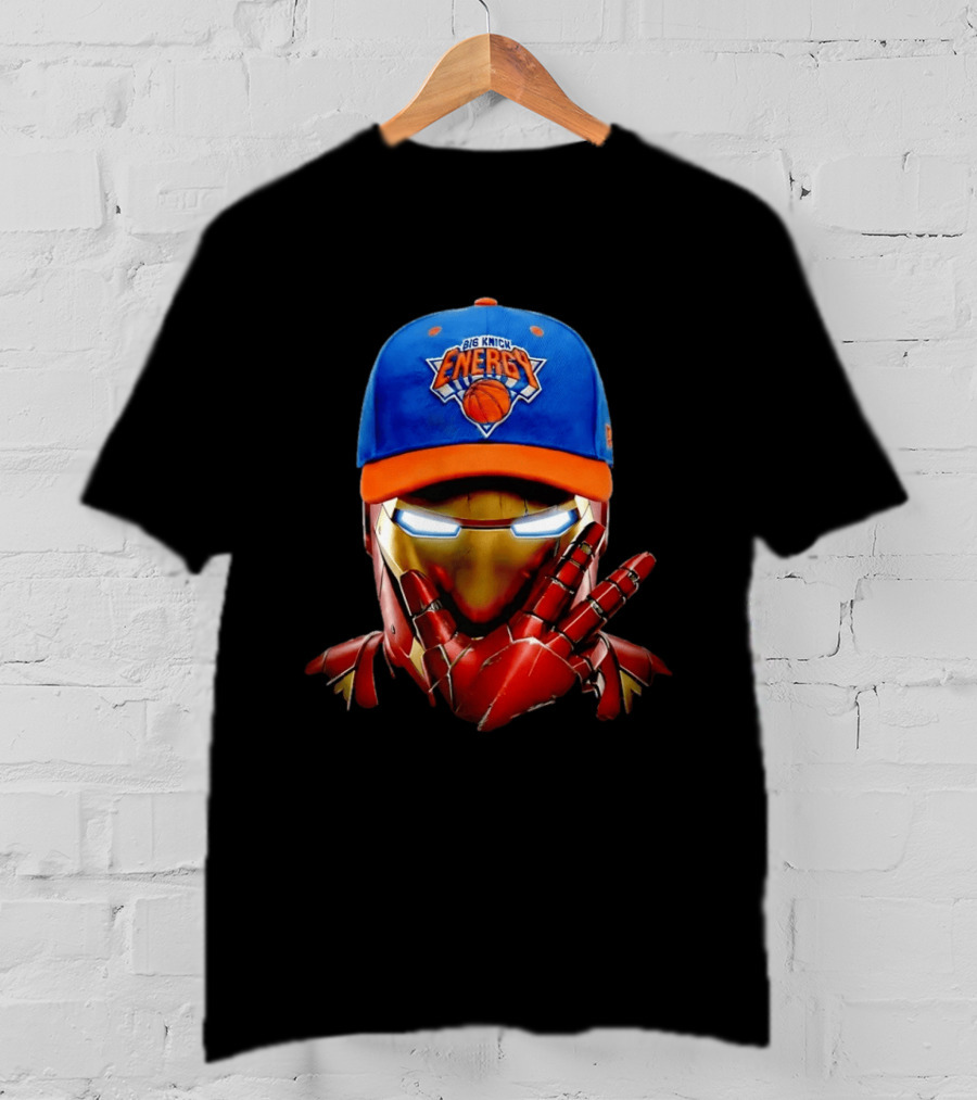 Big Knick Energy Iron Man New York Knicks T-Shirt