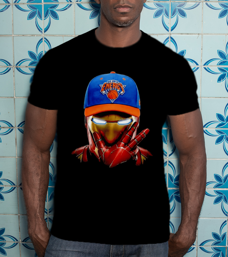 Big Knick Energy Iron Man New York Knicks T-Shirt