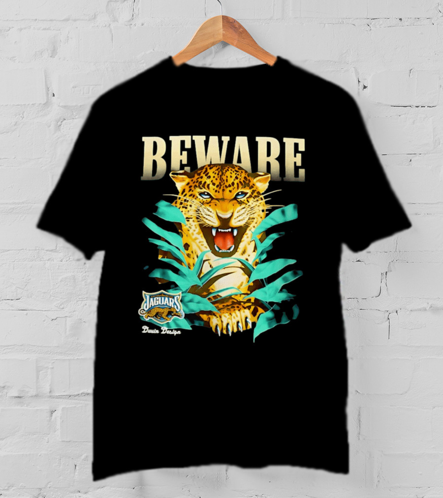 Jacksonville Jaguars Beware Logo Puma Blanca T-Shirt