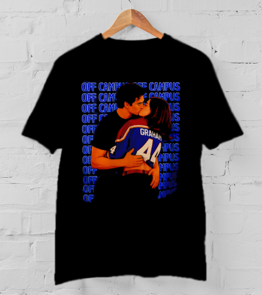 Off Campus Graham And Hannah Hockey Romance Kissing Scene T-Shirt