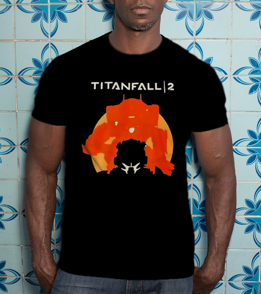 Rip Vince Zampella Titanfall 2 Orange Mech T-Shirt