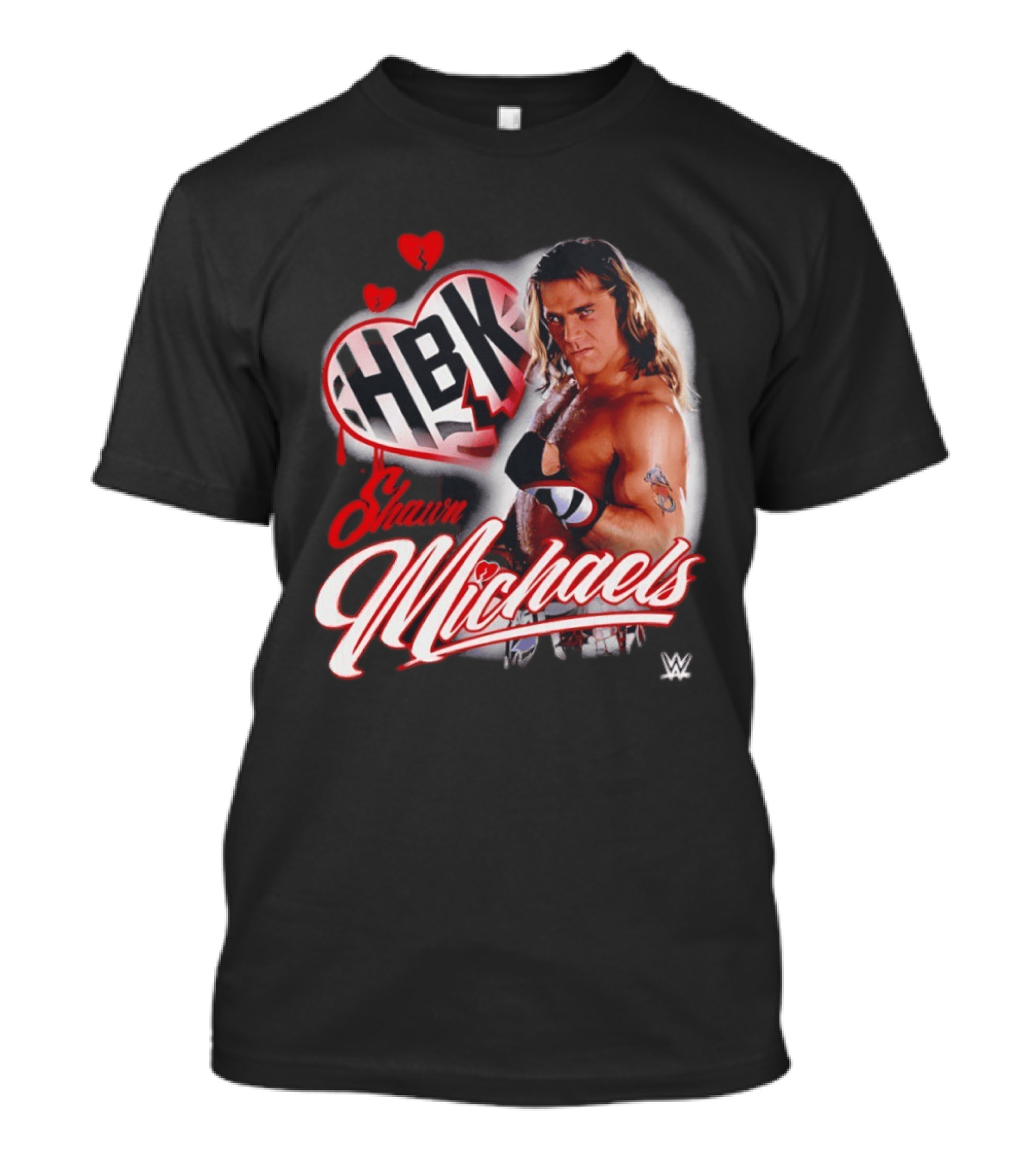Shawn Michaels WWE HBK Heartbreak Kid Wrestling T-Shirt