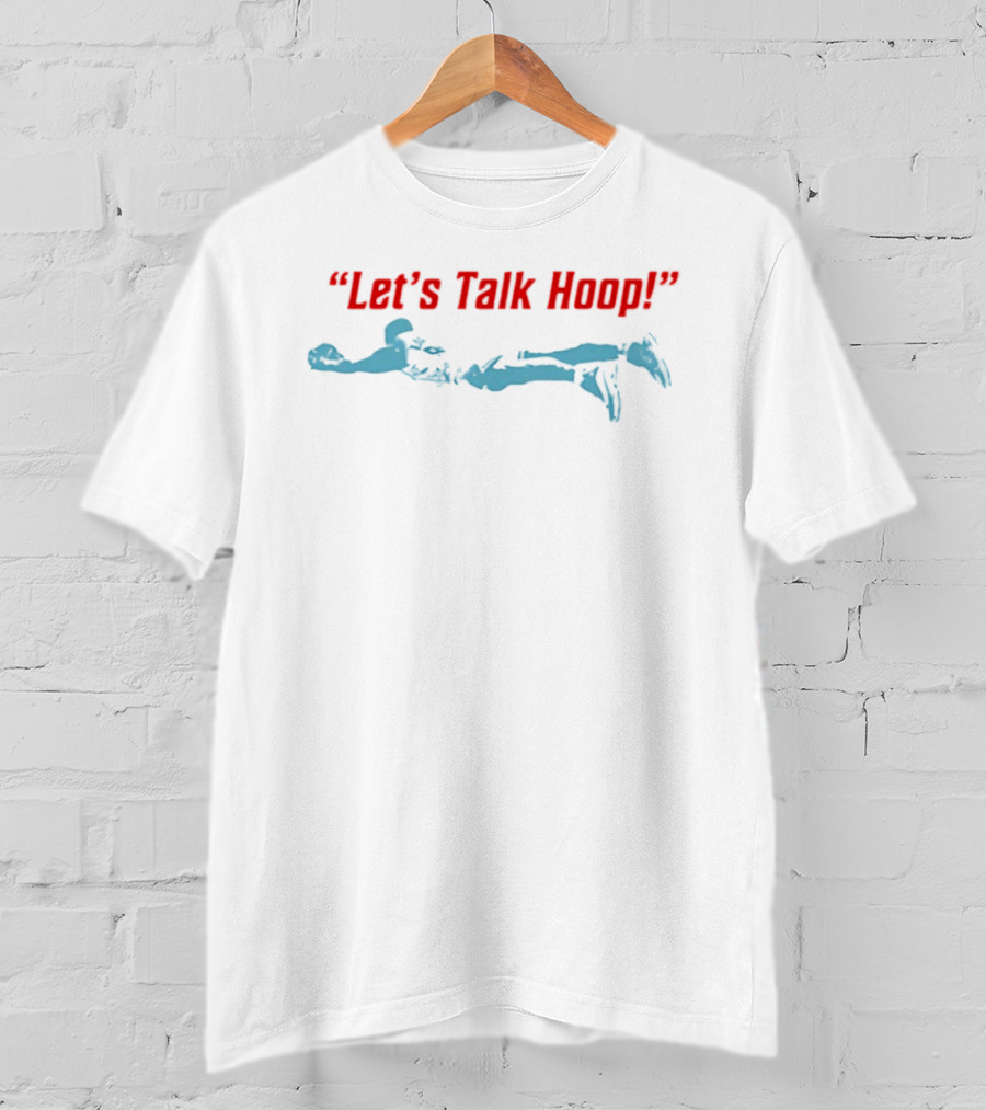 Alex Caruso Chicago Bulls Let's Talk Hoop Basketball Phrase T-Shirt