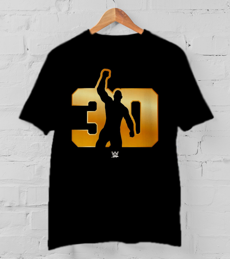 The Rock 30 WWE Years Anniversary Celebration T-Shirt