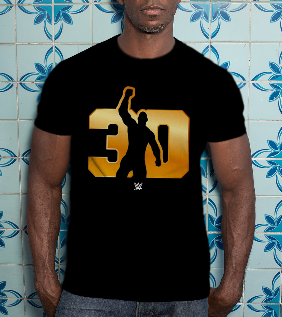 The Rock 30 WWE Years Anniversary Celebration T-Shirt