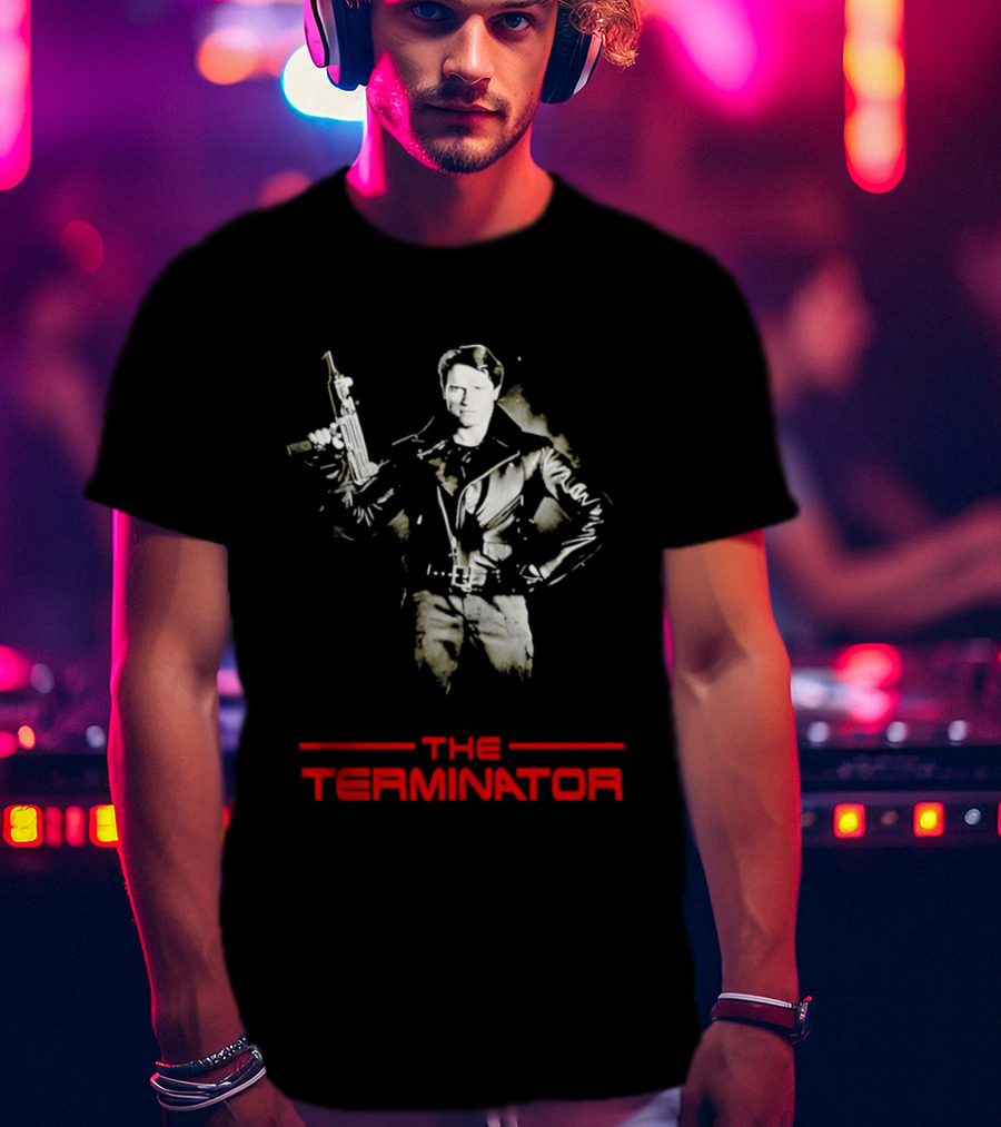 The Terminator Arnold Schwarzenegger Iconic Movie T-Shirt