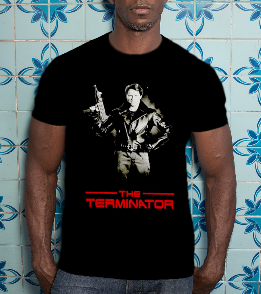 The Terminator Arnold Schwarzenegger Iconic Movie T-Shirt