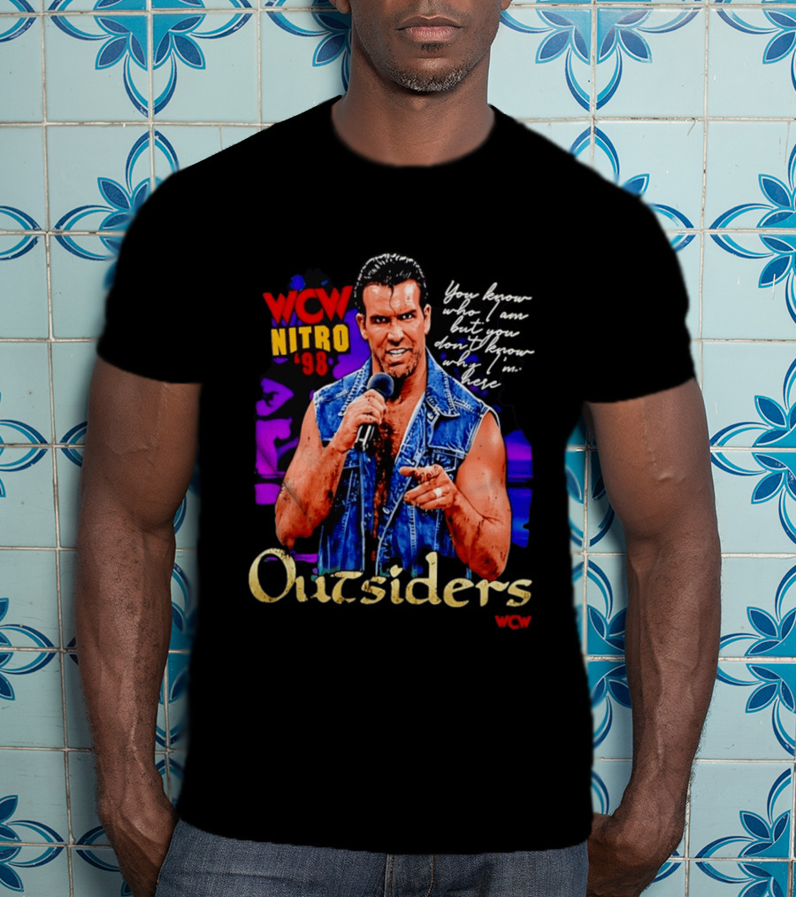WCW Nitro '98 Scott Hall Outsiders You Know Who I Am T-Shirt