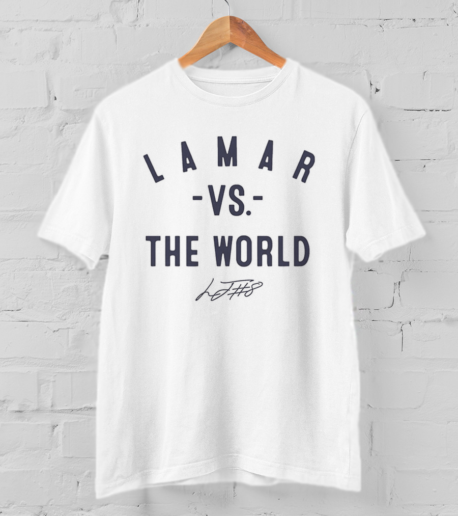 Lamar Jackson Vs The World Baltimore Ravens 2026 T-Shirt