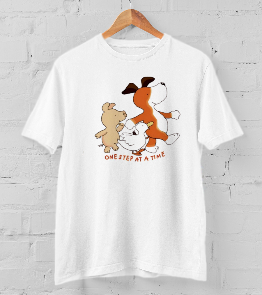 Dog Pig And Duck One Step At A Time T-Shirt