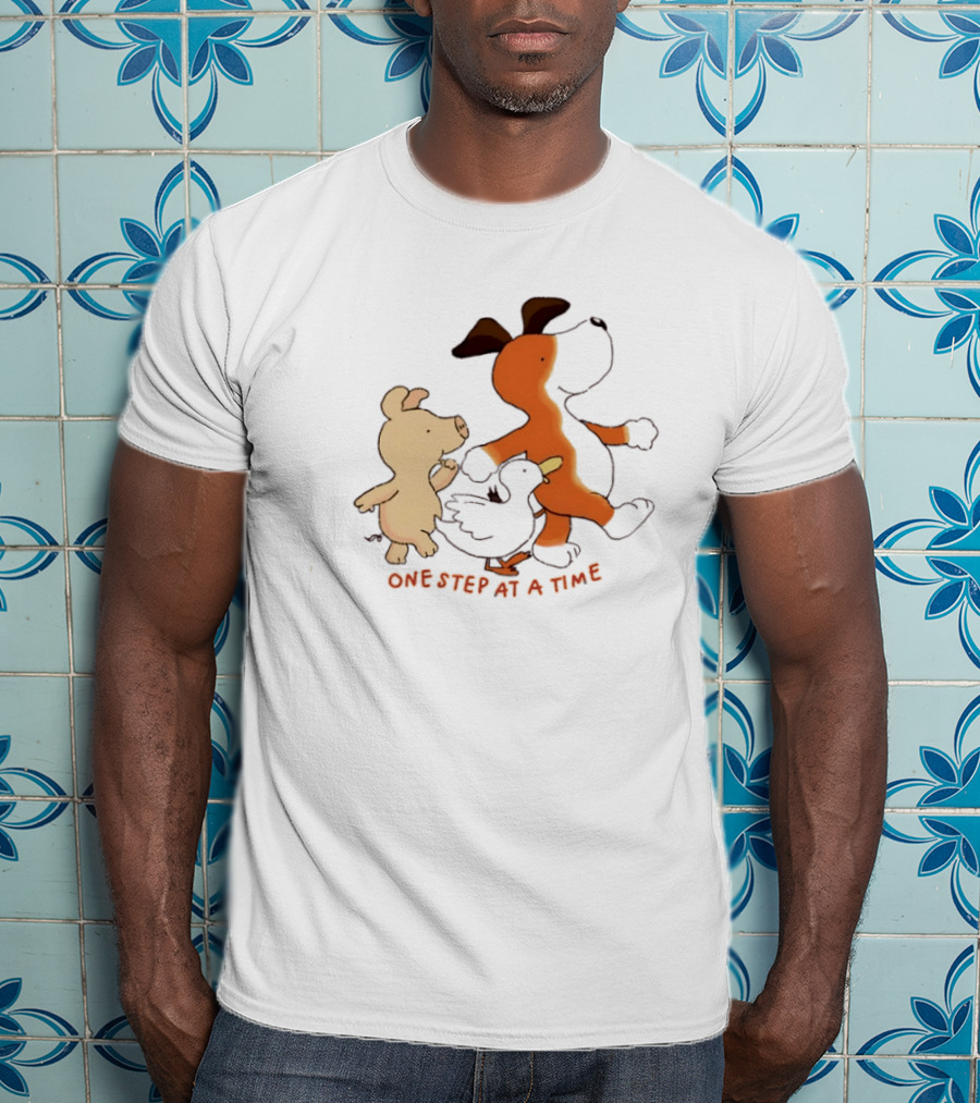 Dog Pig And Duck One Step At A Time T-Shirt