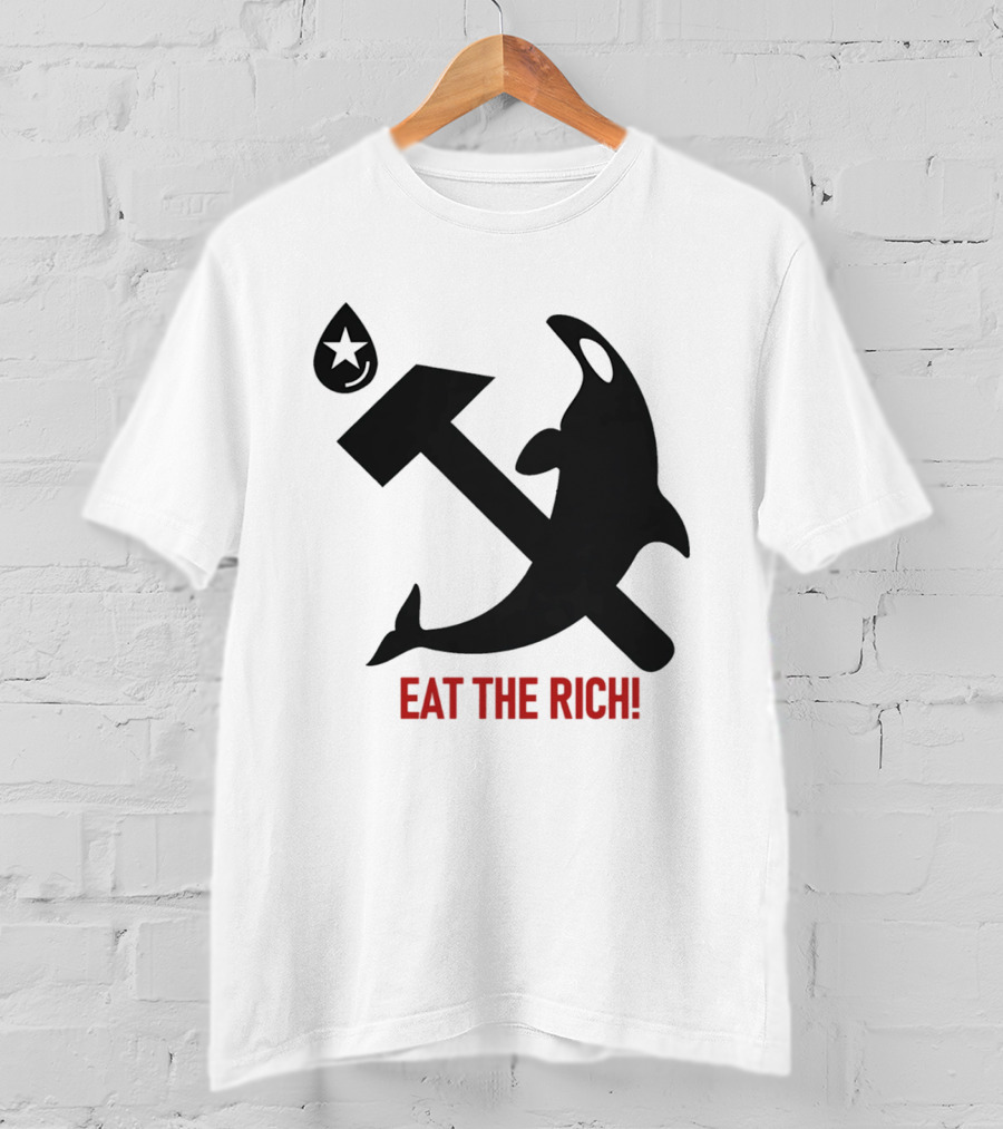 Eat The Rich Orca Hammer Star T-Shirt