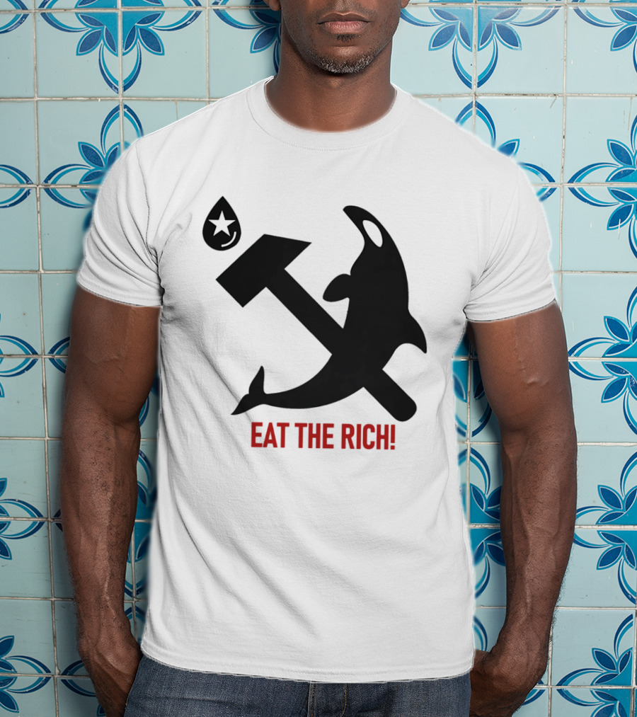 Eat The Rich Orca Hammer Star T-Shirt