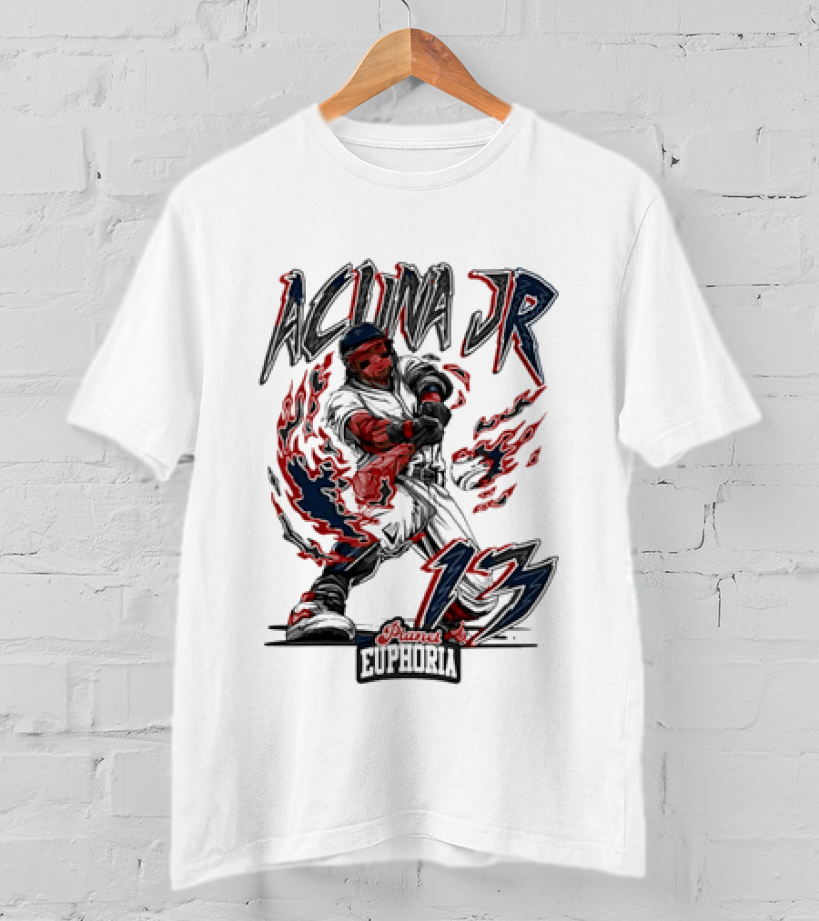 Acuna Jr 13 Euphoria Atlanta Braves T-Shirt
