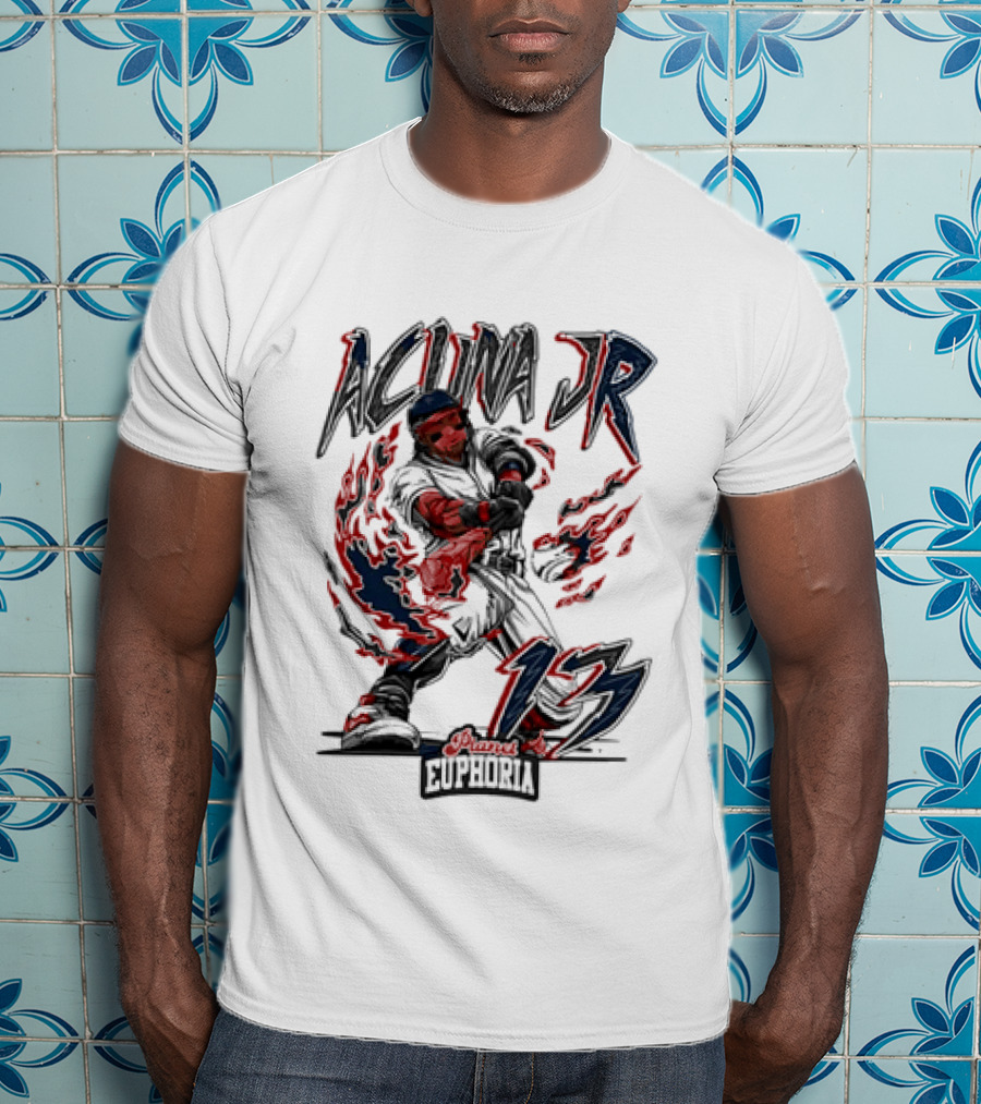 Acuna Jr 13 Euphoria Atlanta Braves T-Shirt