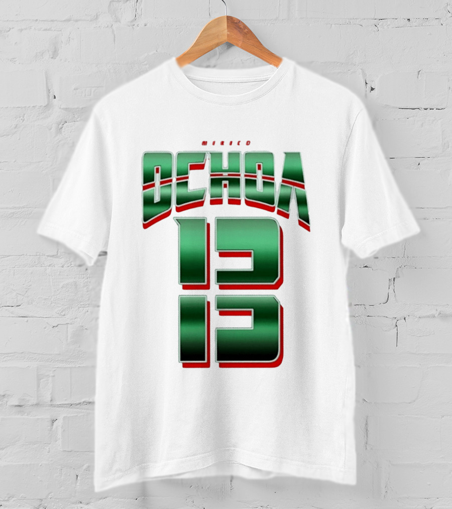 Guillermo Ochoa Mexico Jersey Ochoa 13 El Tri Number T-Shirt
