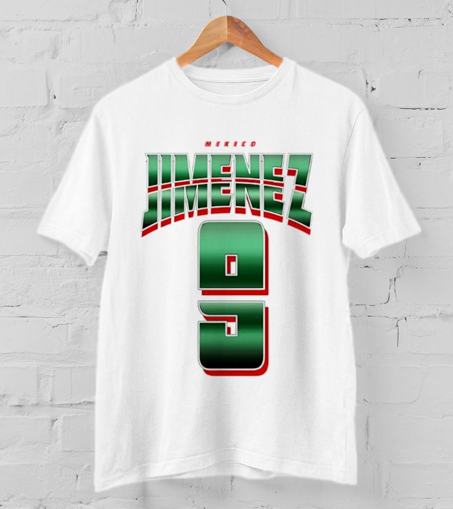 Mexico Jimenez 9 El Tri Number Name T-Shirt