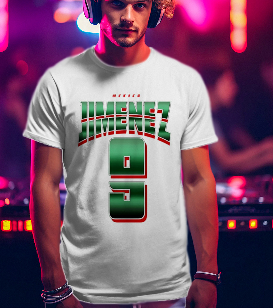 Mexico Jimenez 9 El Tri Number Name T-Shirt