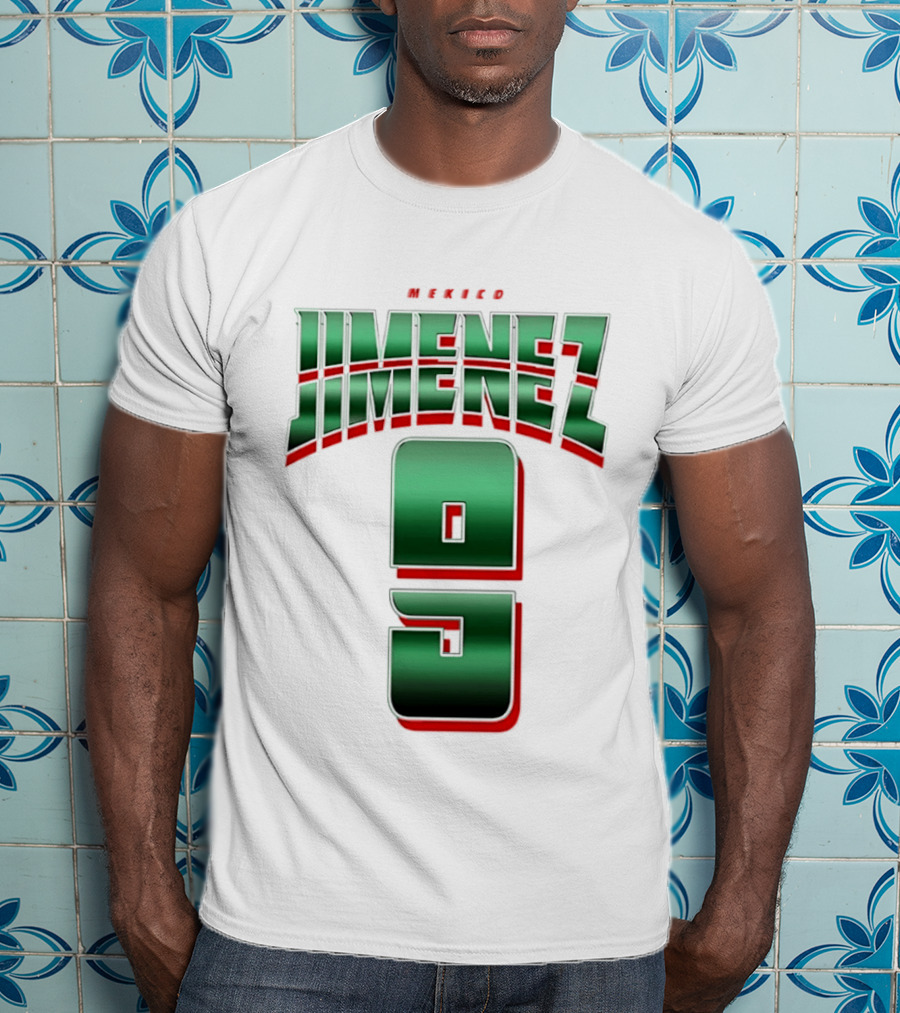 Mexico Jimenez 9 El Tri Number Name T-Shirt