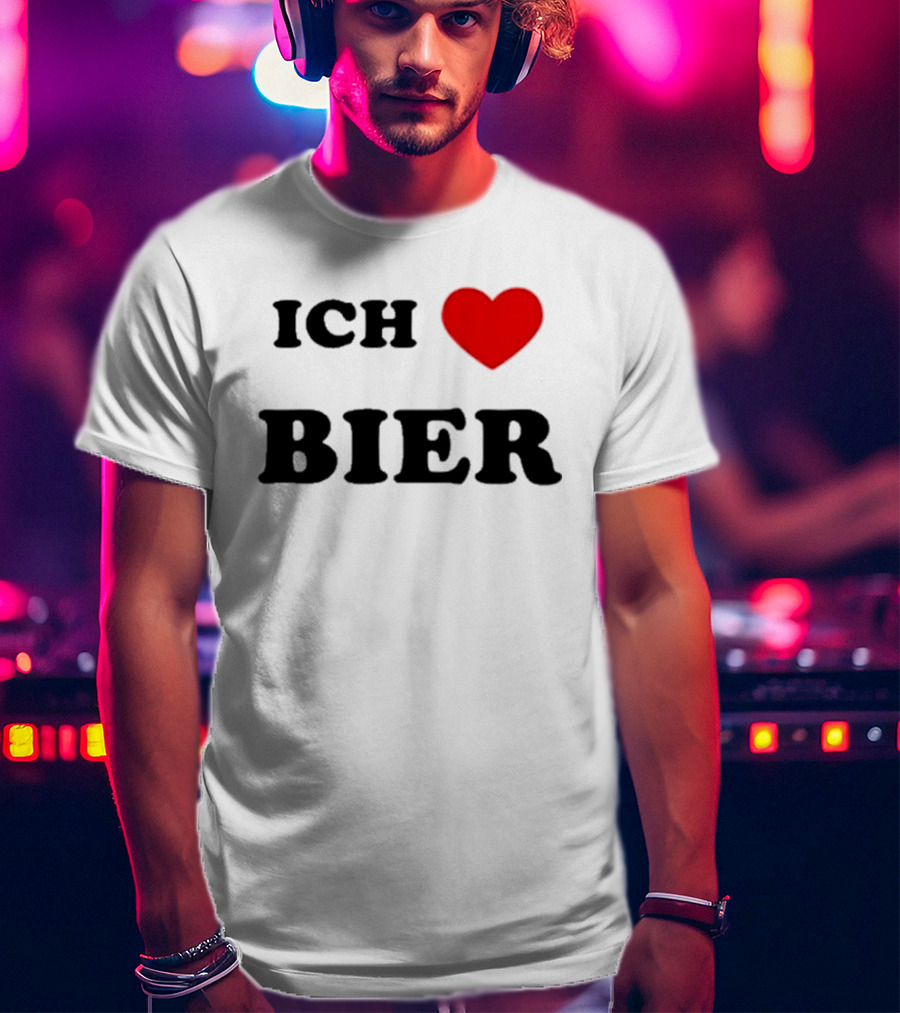 Ich Love Bier Heart Germany T-Shirt
