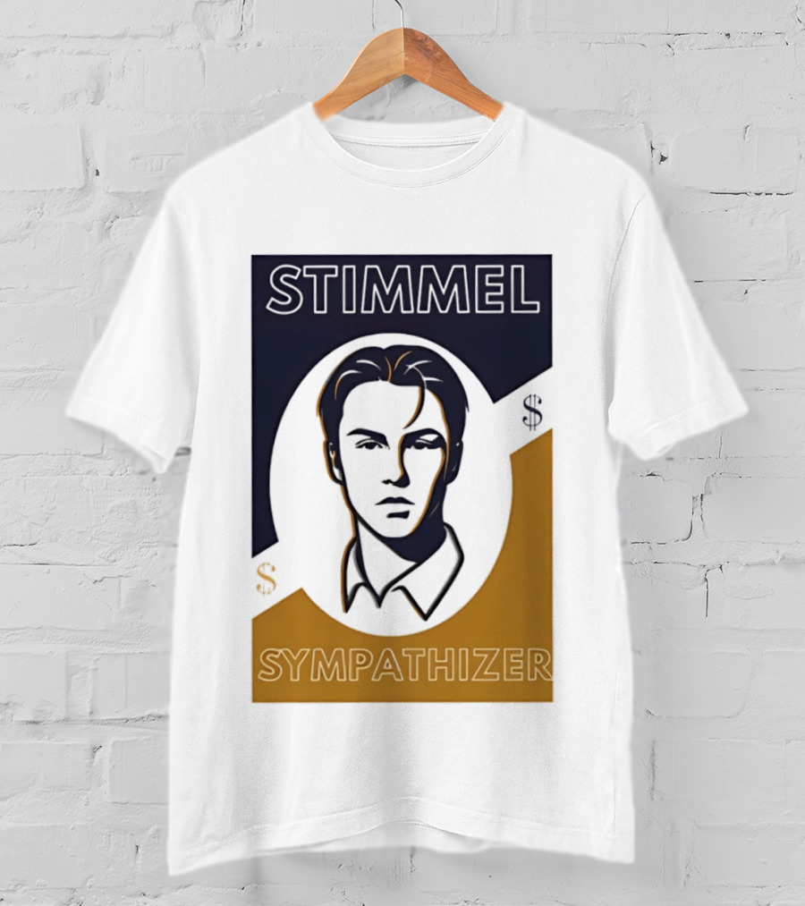 Stimmel Sympathizer Face Art With Dollar T-Shirt