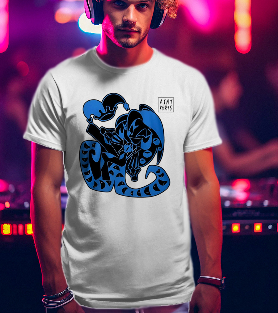 Shadow Milk Cookie Run A4NT Peeking Jester Snake T-Shirt