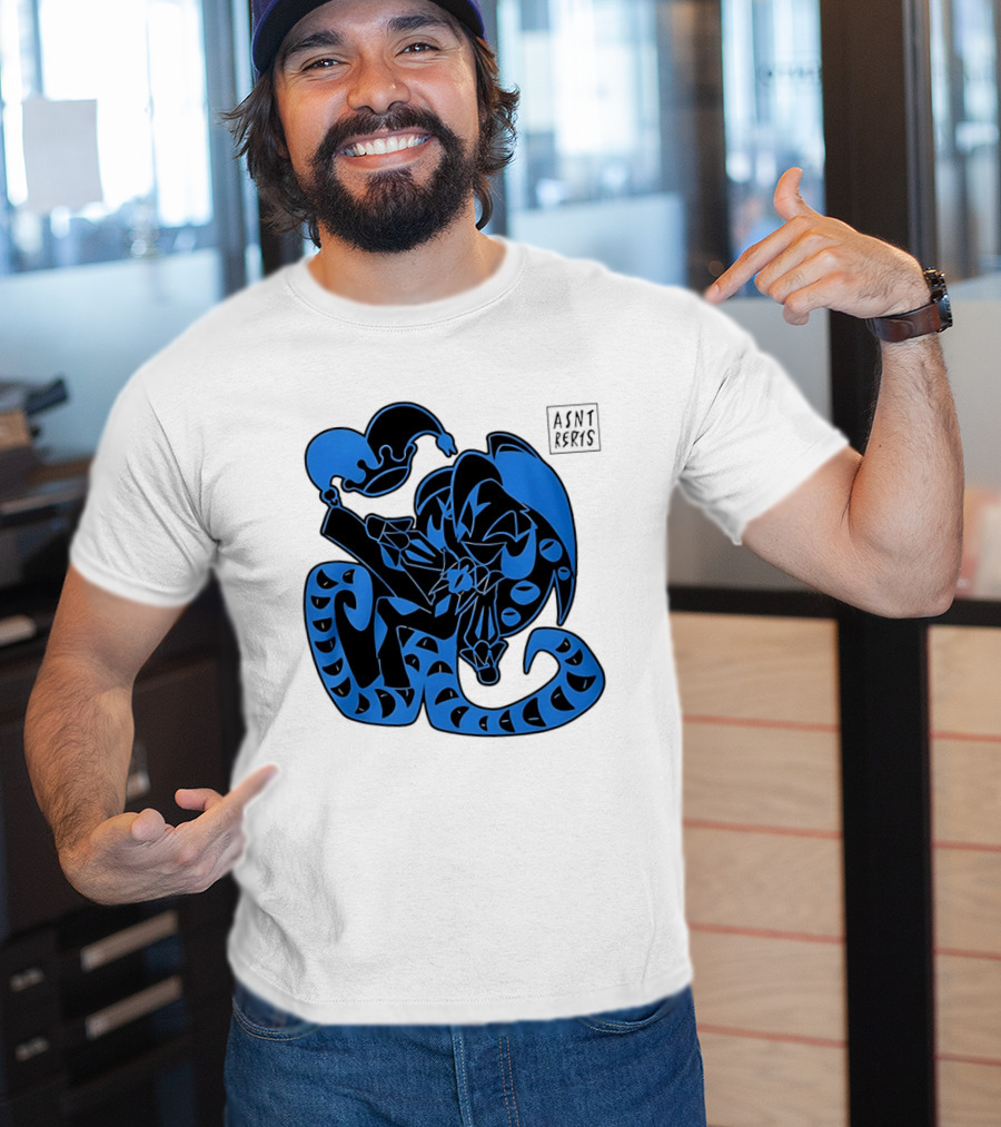 Shadow Milk Cookie Run A4NT Peeking Jester Snake T-Shirt