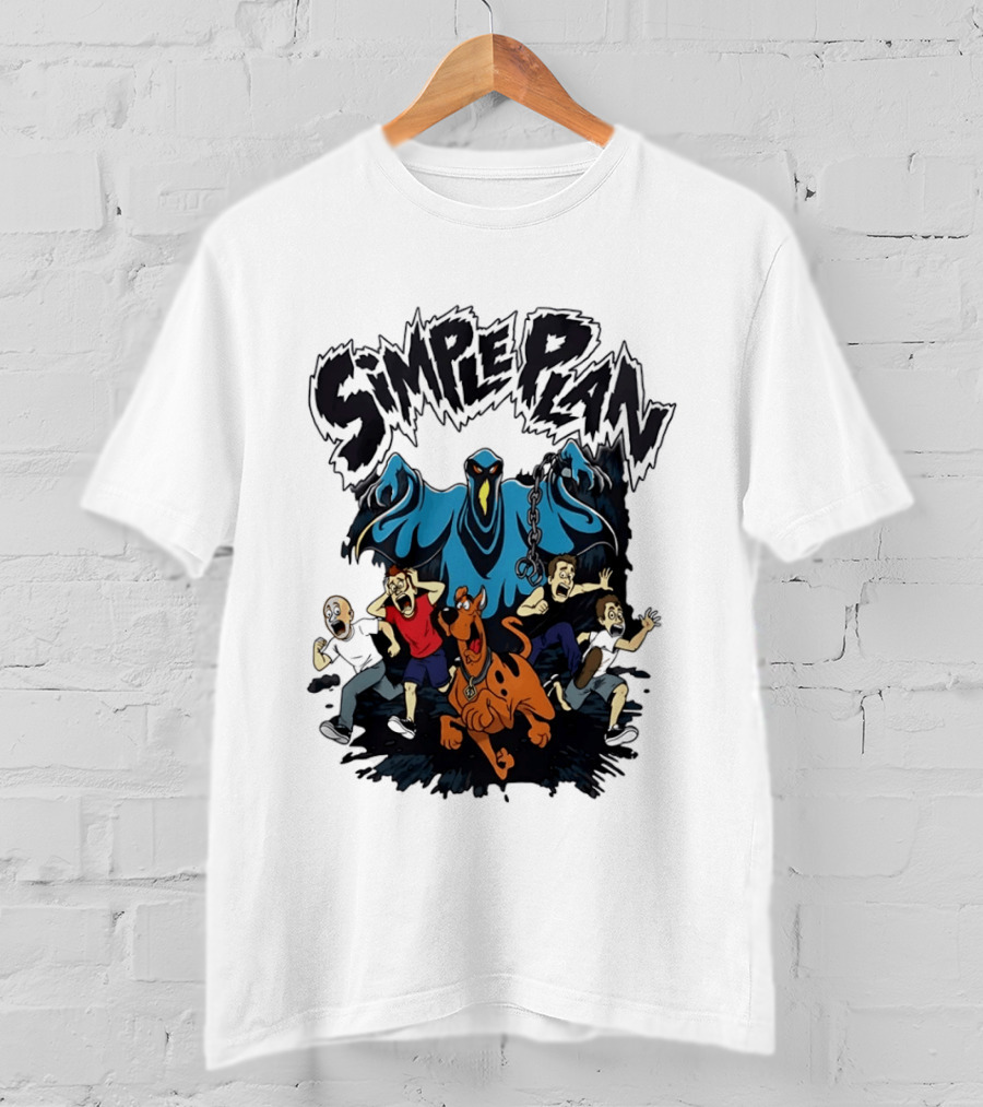 Simple Plan Scooby Doo The Bigger Than You Think Tour 2026 T-Shirt