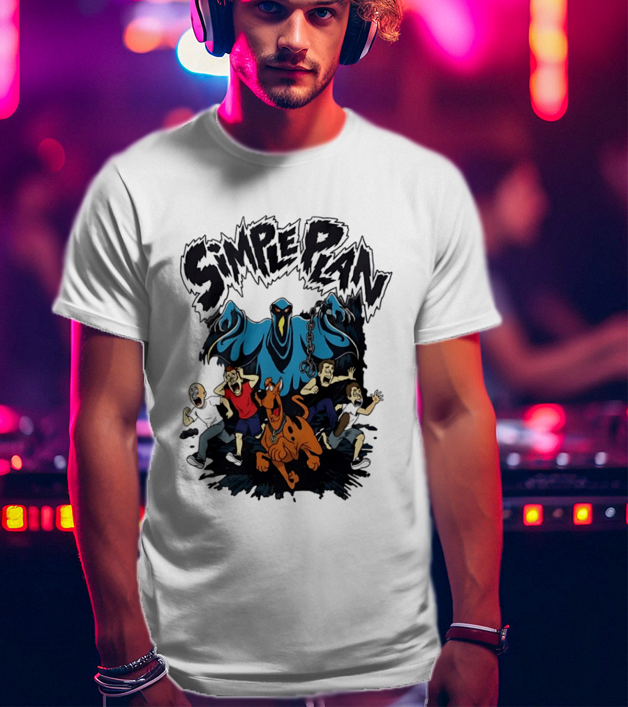 Simple Plan Scooby Doo The Bigger Than You Think Tour 2026 T-Shirt