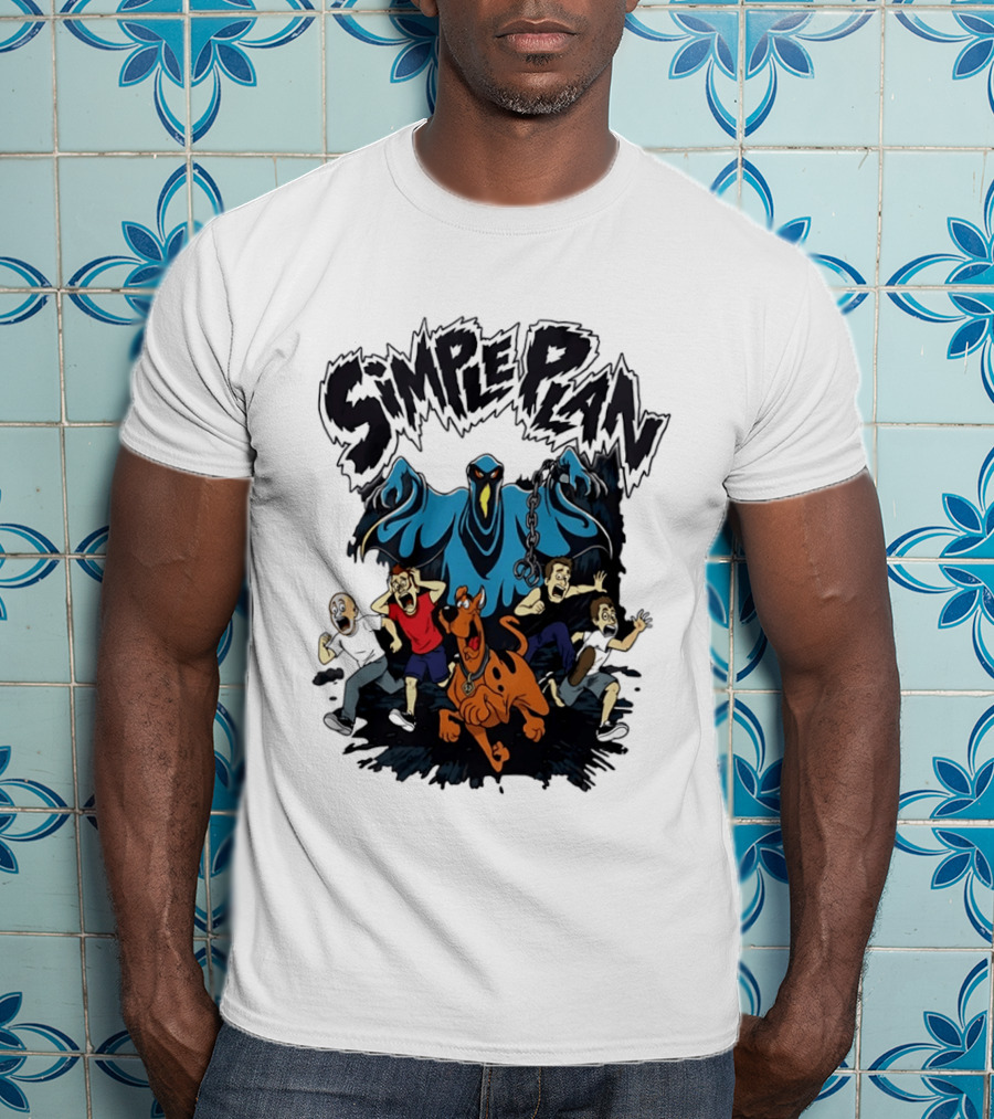 Simple Plan Scooby Doo The Bigger Than You Think Tour 2026 T-Shirt
