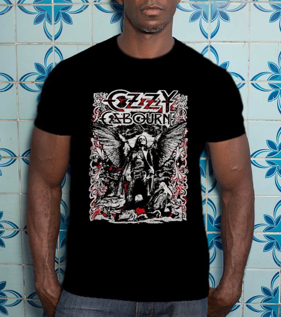 Ozzy Osbourne 2026 Prince Of Darkness Angel Wings T-Shirt